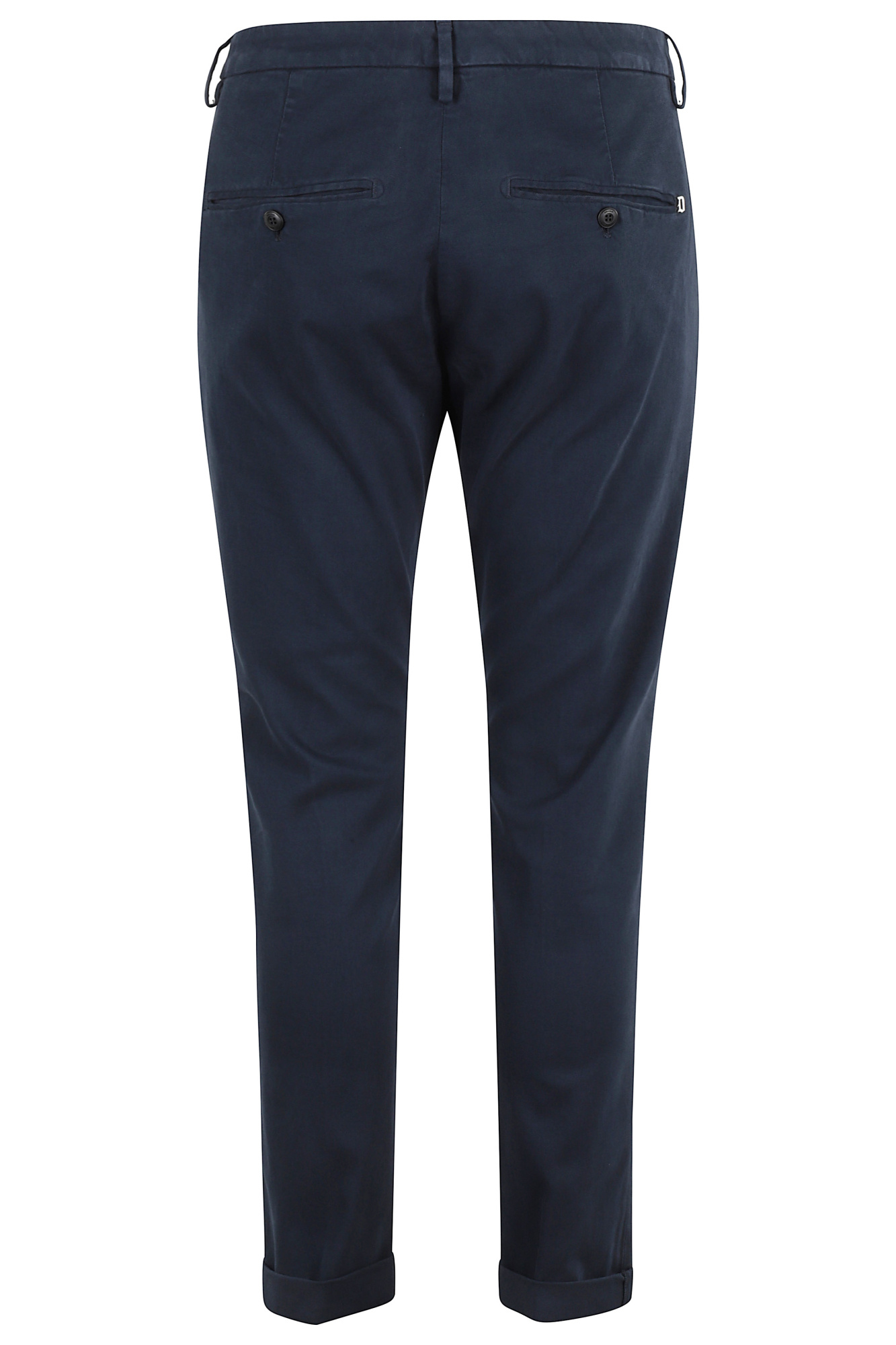 Dondup Belt-lined Casual Pants In Blue