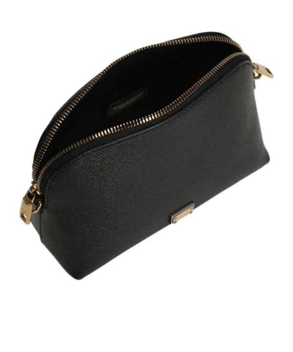 Dolce & Gabbana Leather Mini Bag In Black