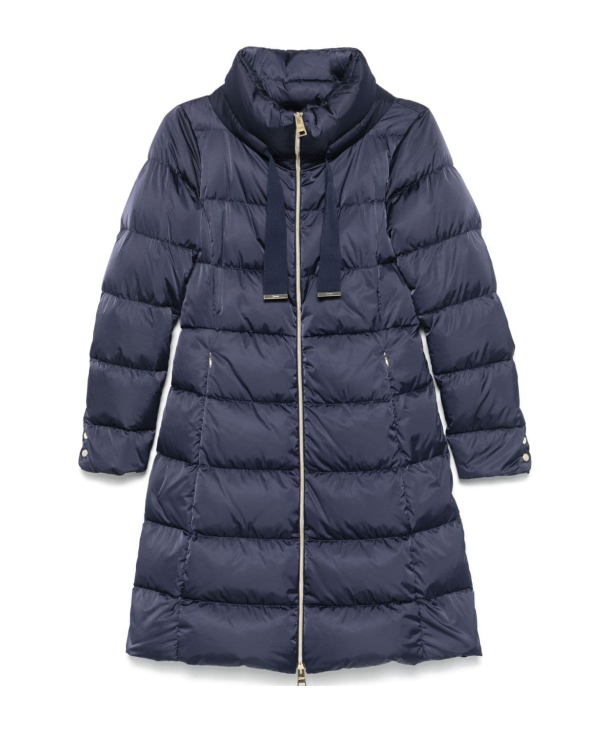 Herno Long-sleeved Cotton Clothes In Blue