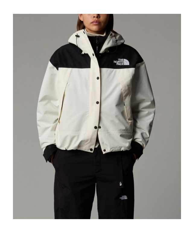 The North Face Dryvent Mono Mountain Jacket In White
