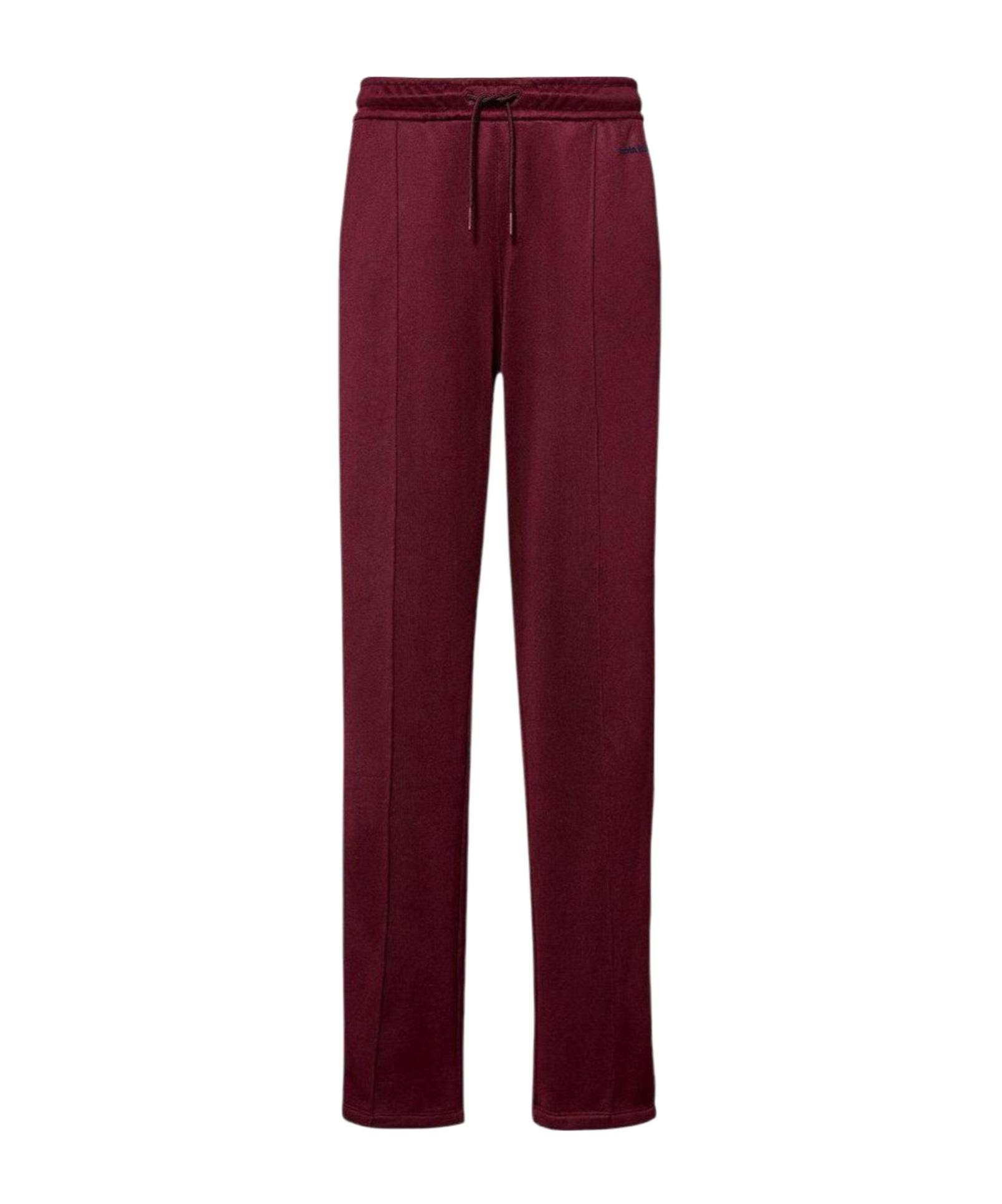 Calvin Klein Jeans Est.1978 High Shine French Terry Track Pants In Burgundy