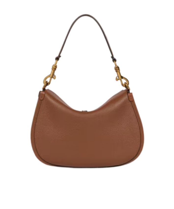Etro Medium Leather Pony Bag In Brown
