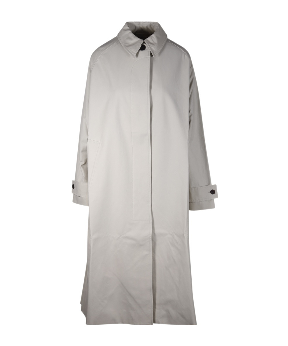 Studio Nicholson Holin Central-vent Trench Coat In White