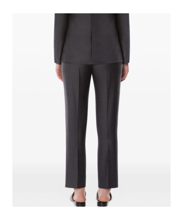 Alberta Ferretti Pleated Front Slacks In Gray
