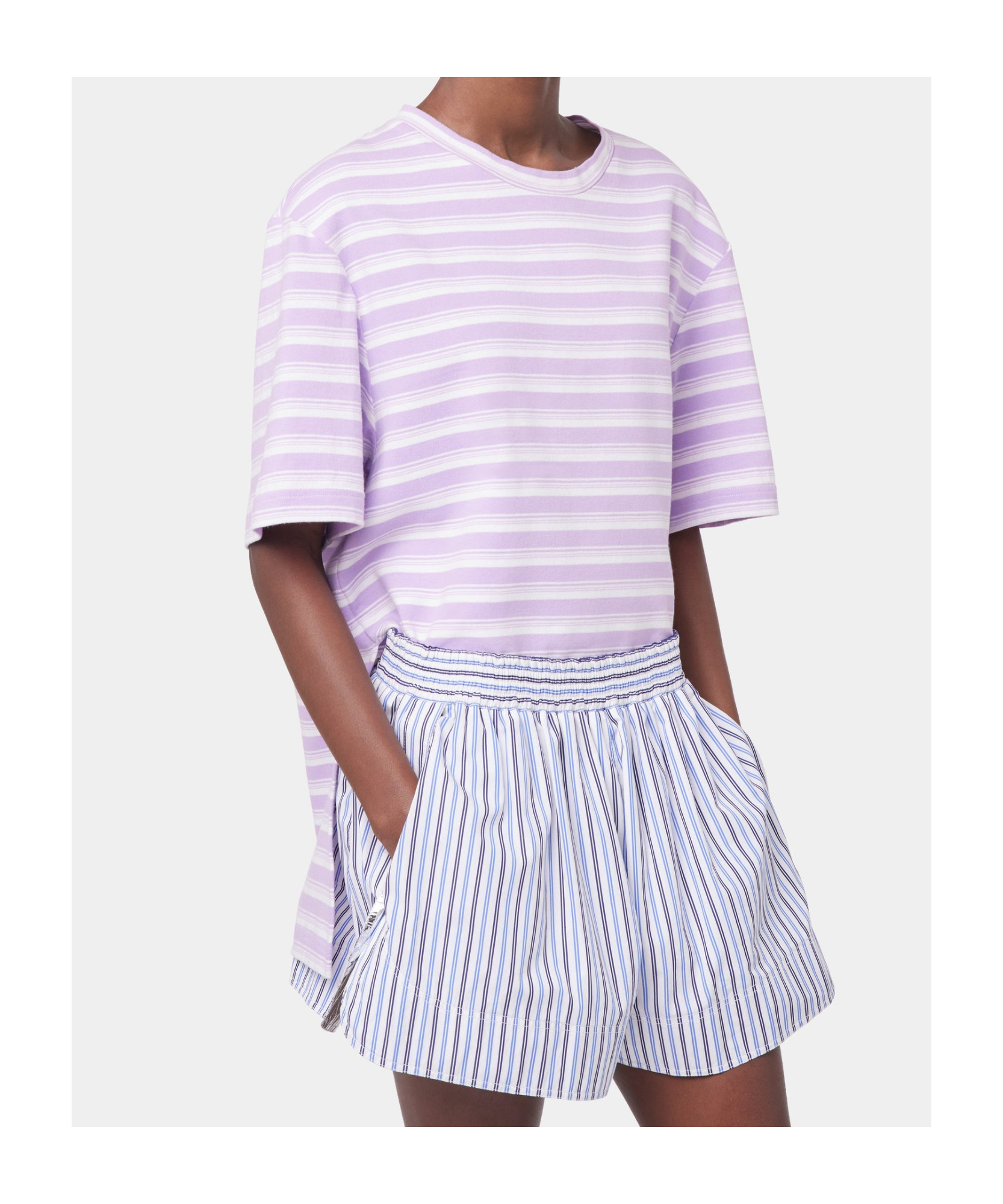 Rabanne Boxy T-shirt In Purple