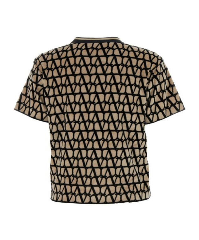 Valentino Toile Iconographe Terry Fabric T-shirt In Black