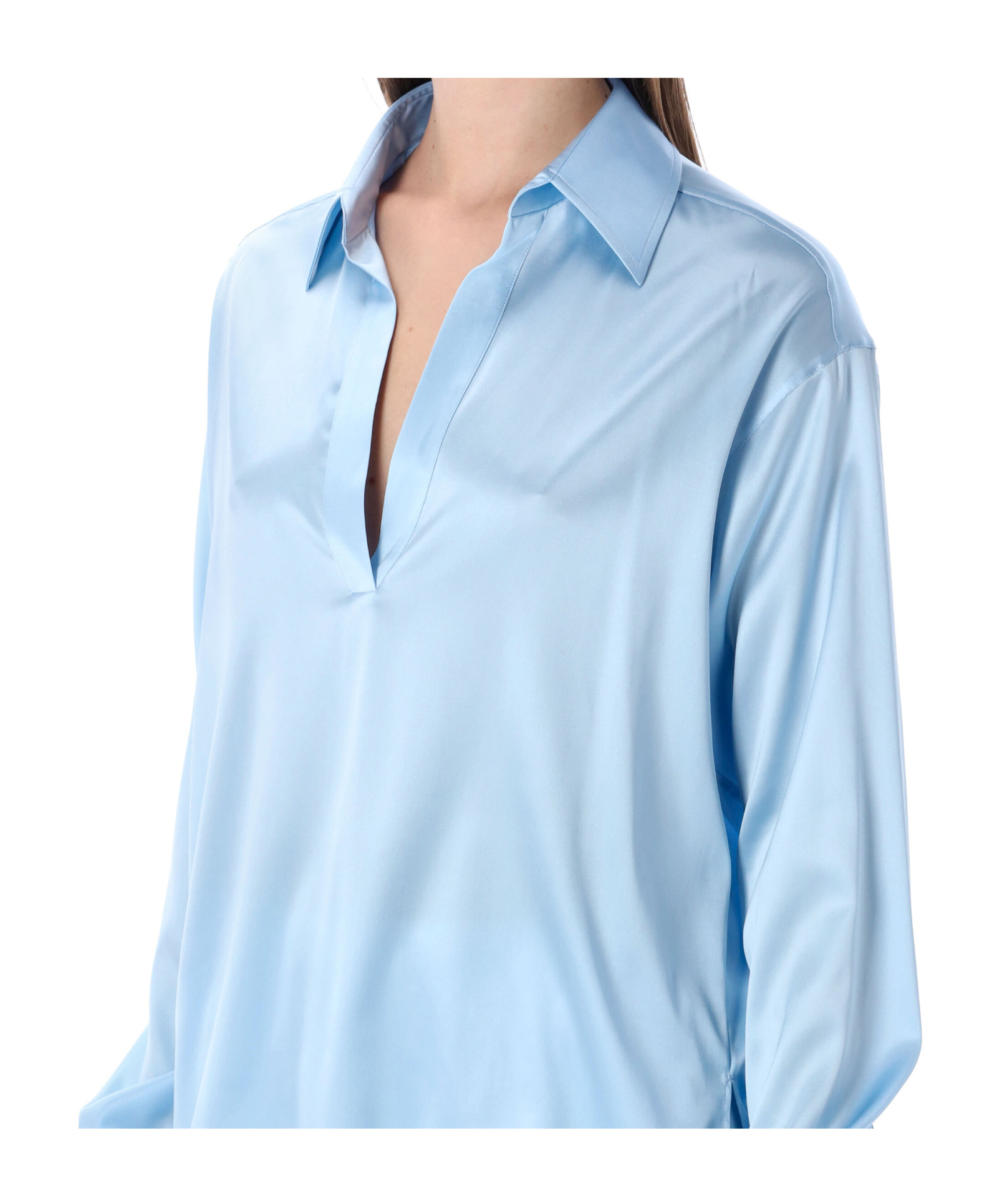 Tom Ford Long Sleeve Shirt In Blue