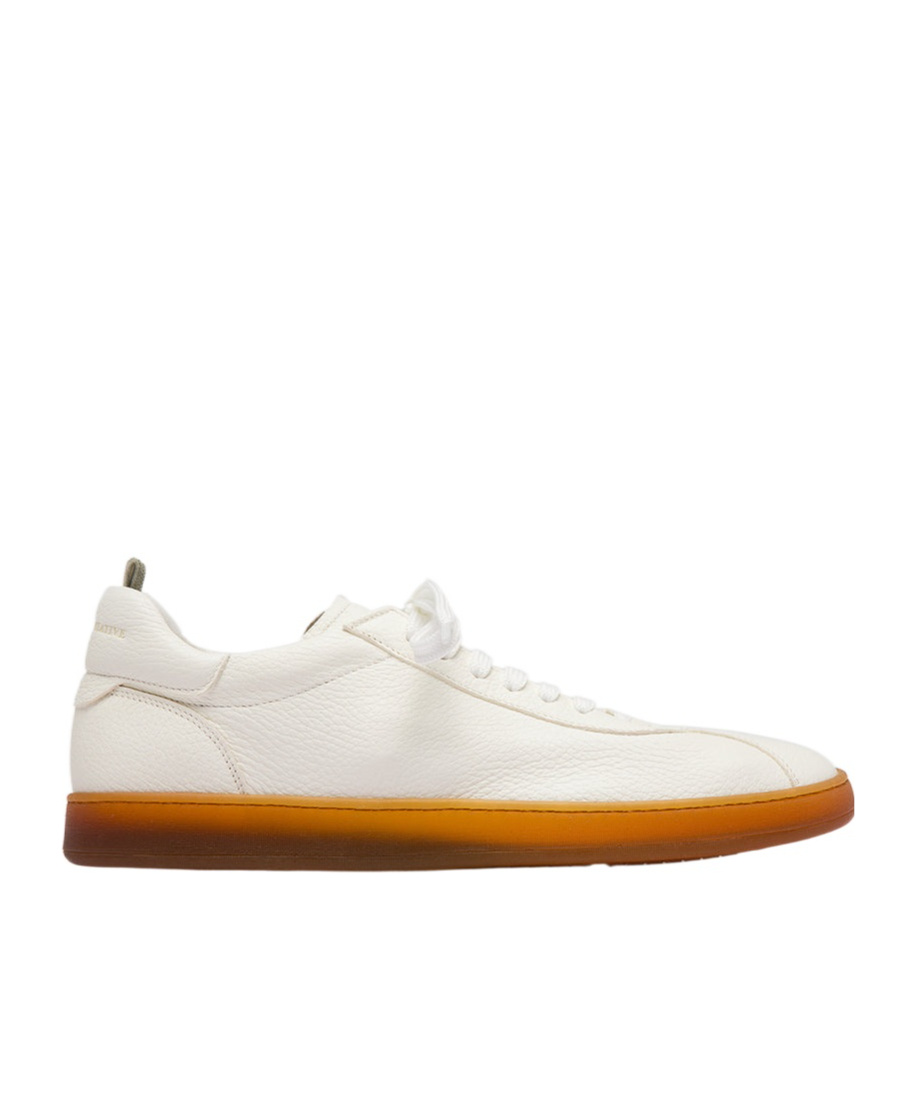Officine Creative Round Head Low-cut Casual Shoes In White
