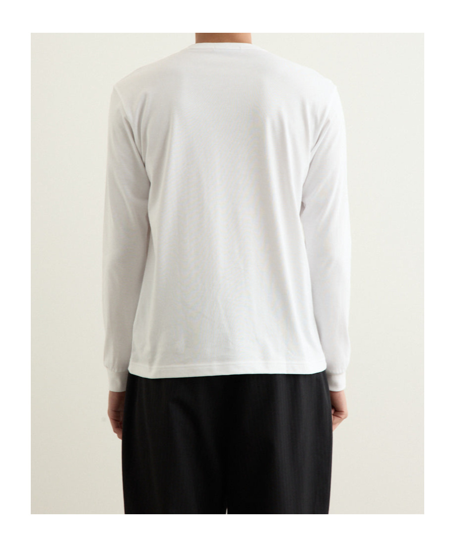 Comme Des Garçons Logo-print Patch-pocket T-shirt In White