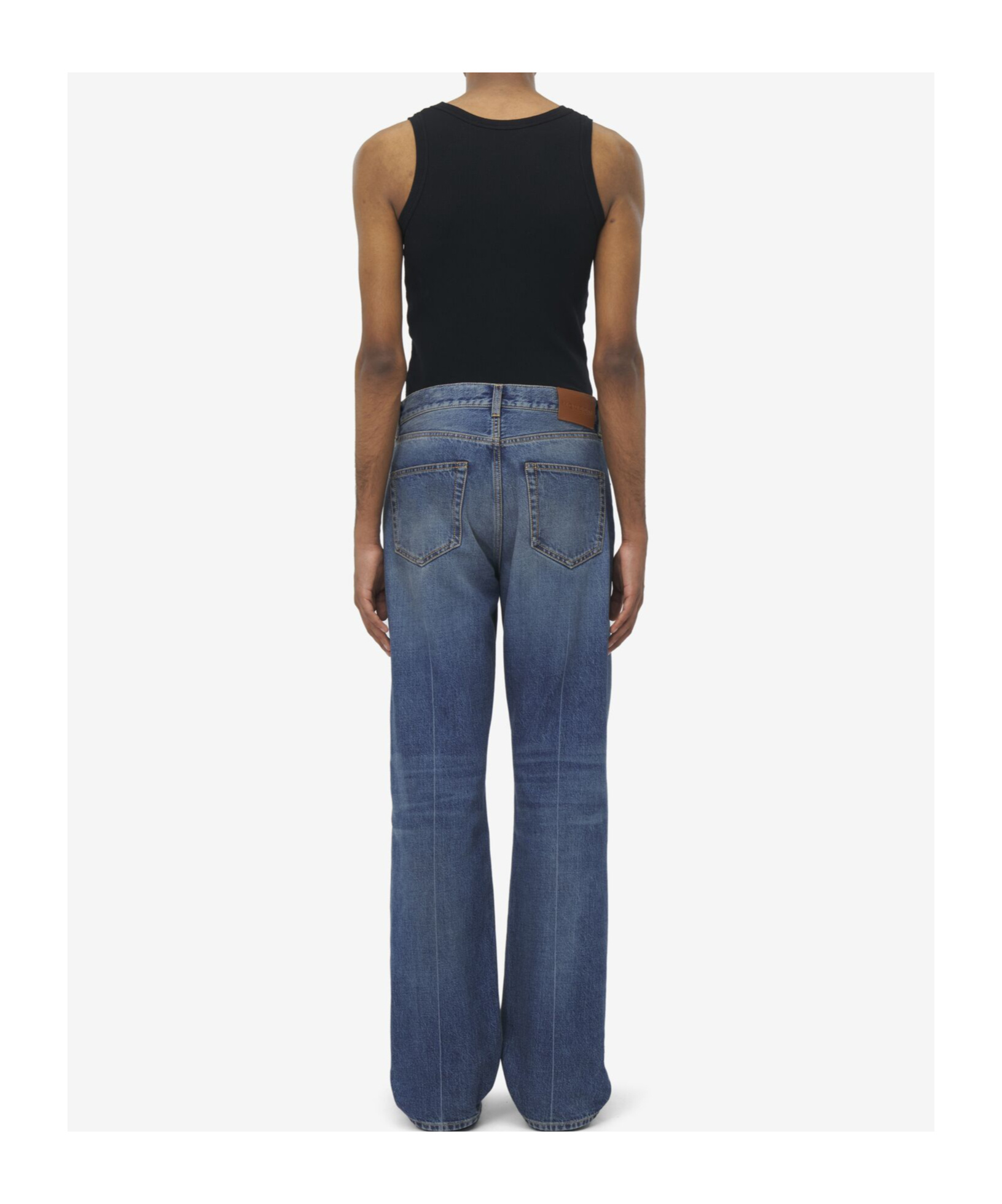 Alexander Mcqueen Straight-leg Denim Jeans In Blue