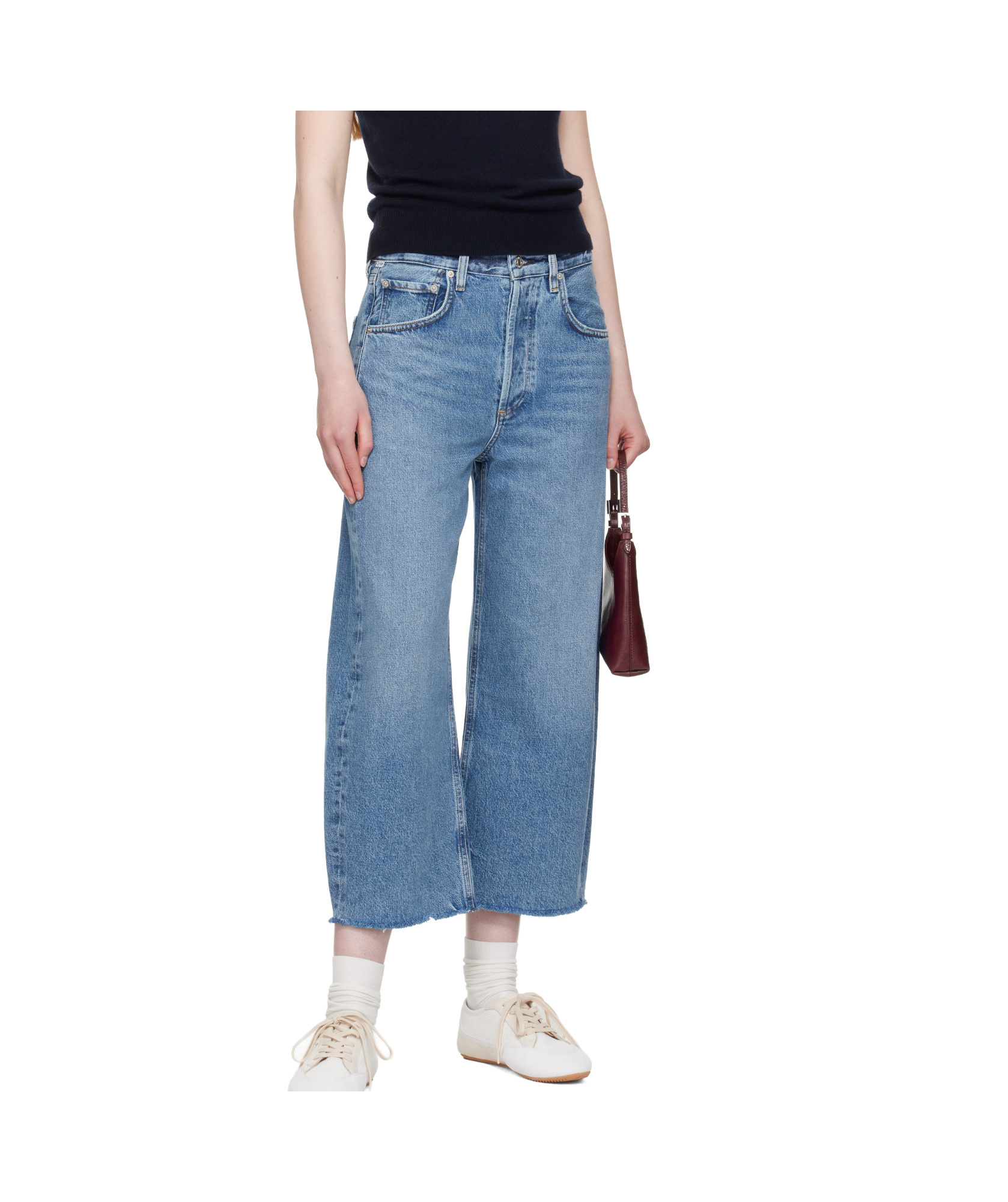 Citizen Of Humanity Jeans With Belt Loops In Blue