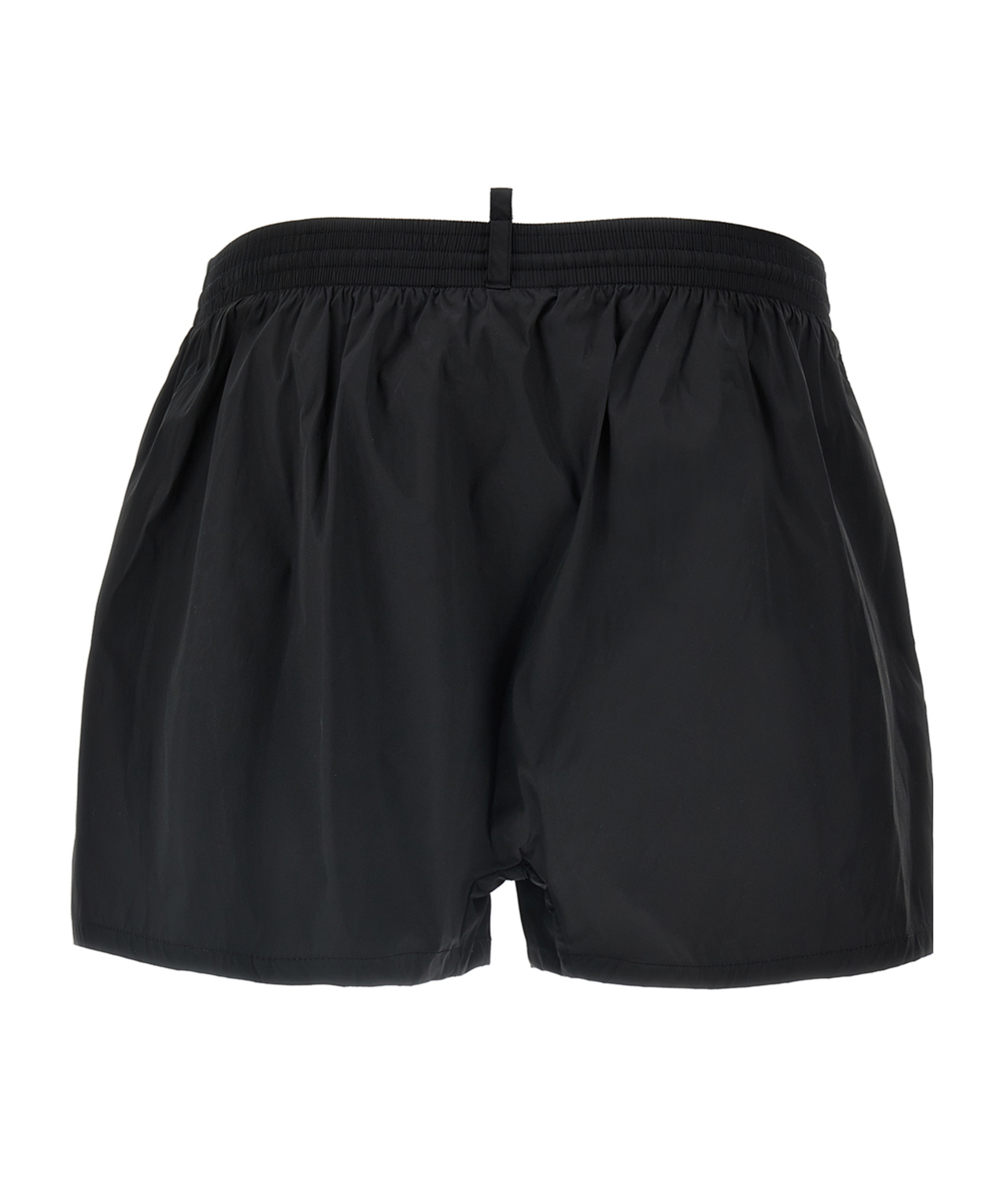 Dsquared2 Medium And Long Boxer Swimsuit In Black