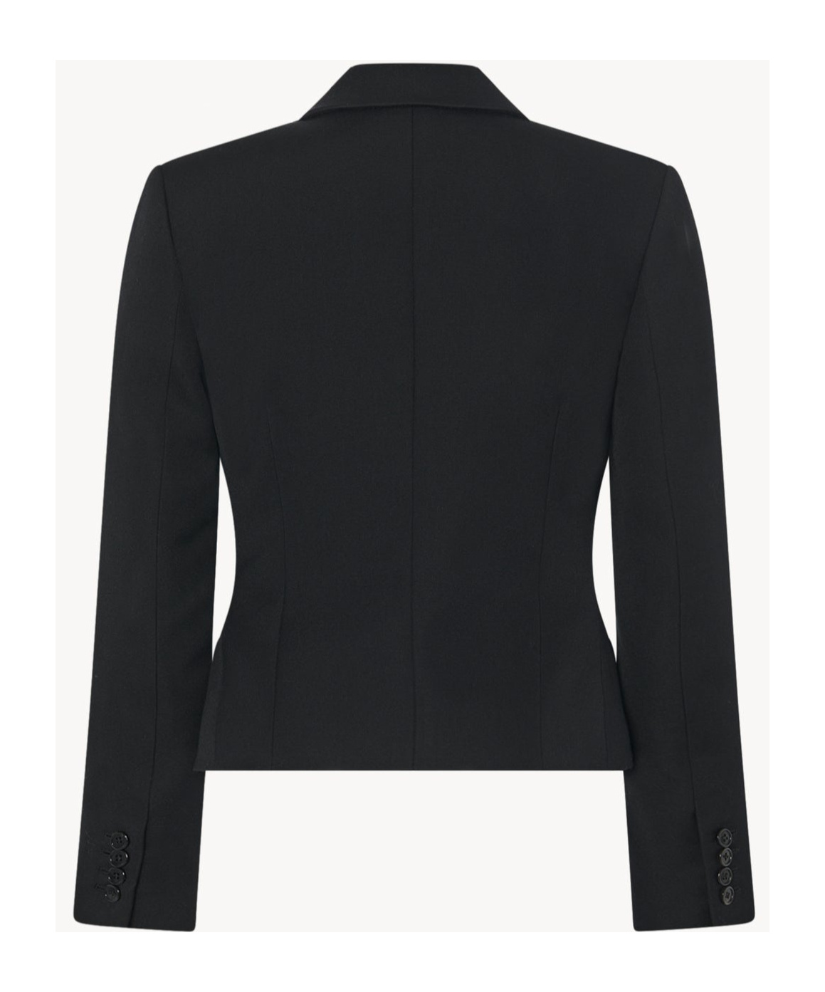 The Row Fletcher Single-breasted Wool Jacket In Black