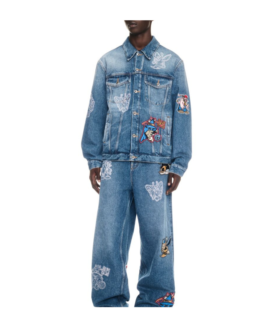 Off-white Denim Jacket In Blue