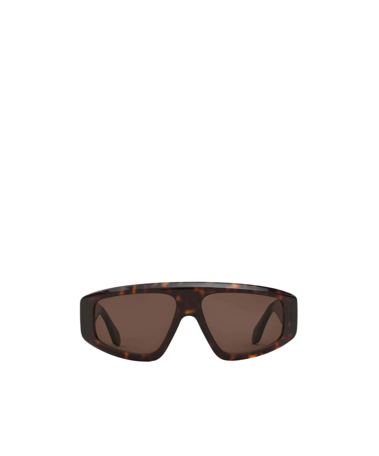 Alaïa Acetate Aviator Mask Sunglasses In Brown