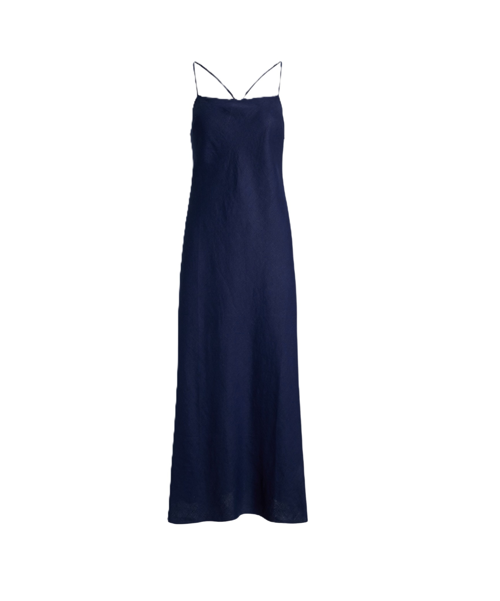 Ralph Lauren Spaghetti Strap Dress In Black