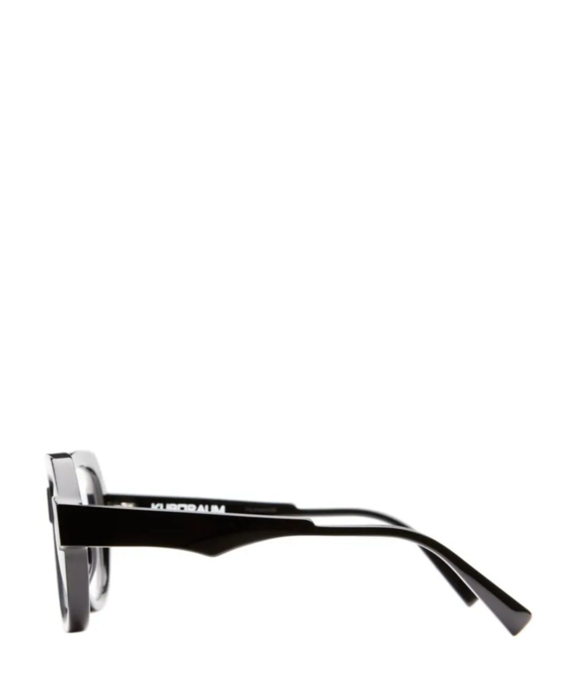 Kuboraum Geometric Plano Mirror In Black