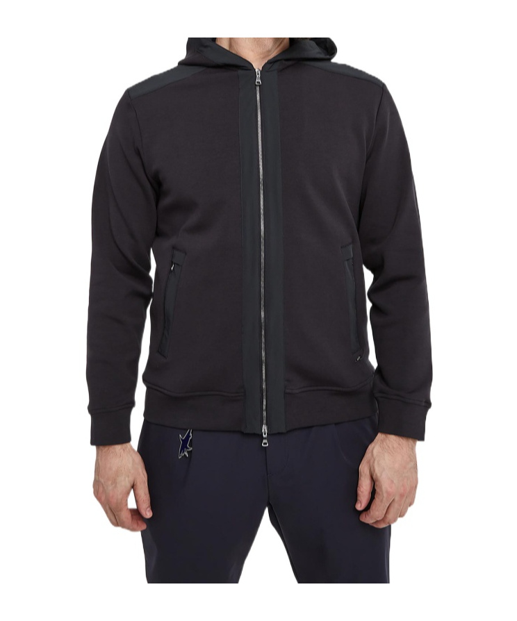 Paul & Shark Long Sleeve Sweatshirt In Navy Blue