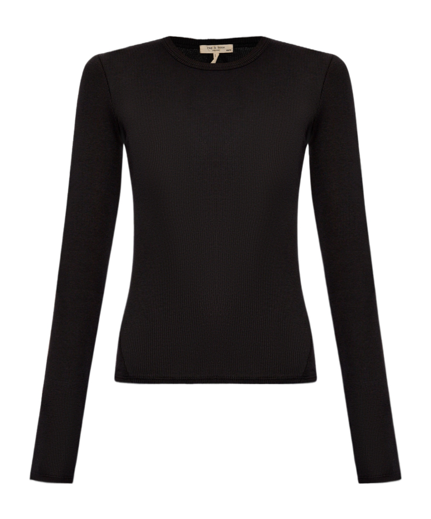 Rag & Bone Long-sleeved T-shirt In Black