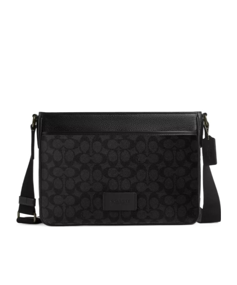 Coach District Crossbody Bag In Black
