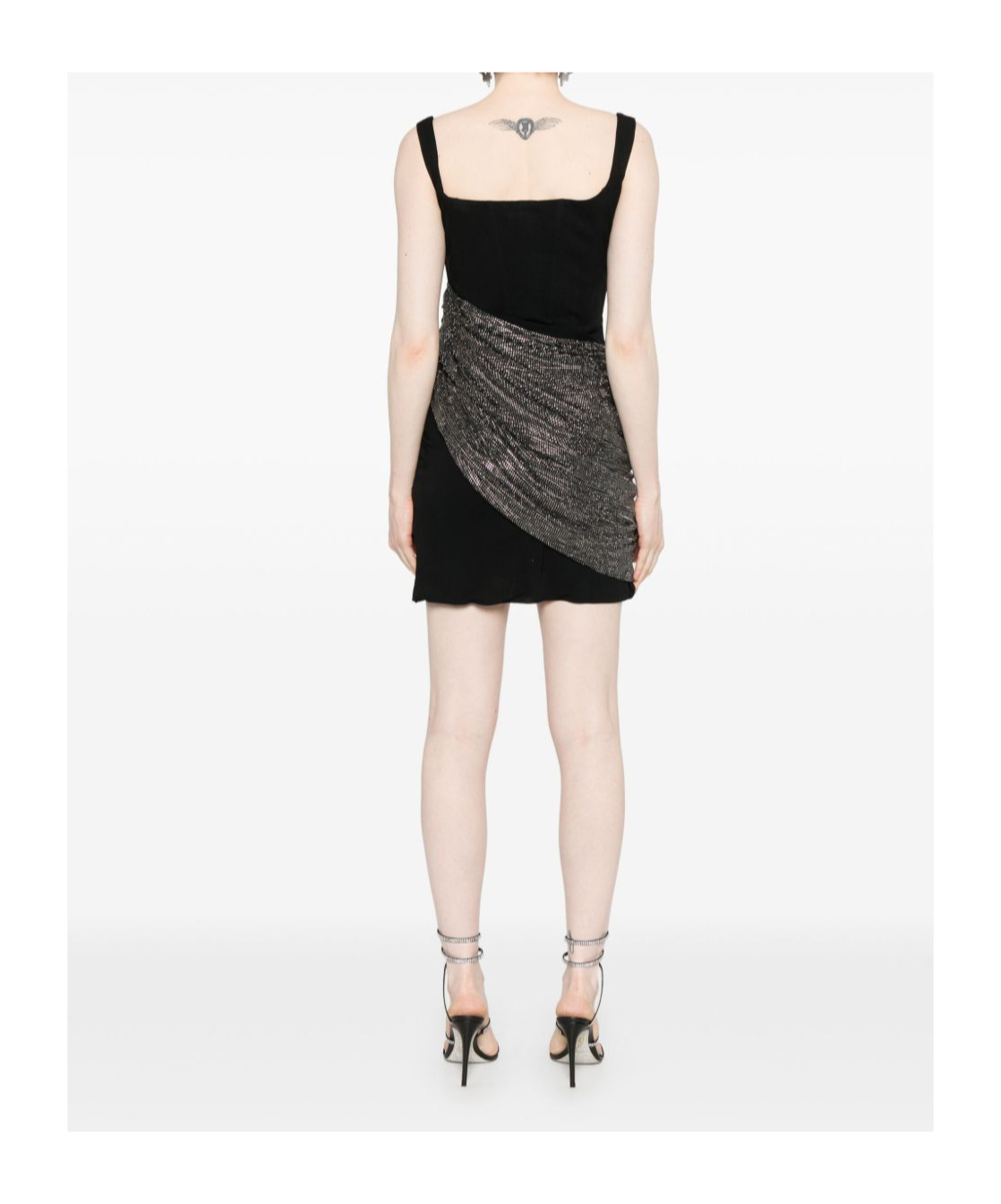 Giuseppe Di Morabito Crystal Draped Mini Dress
