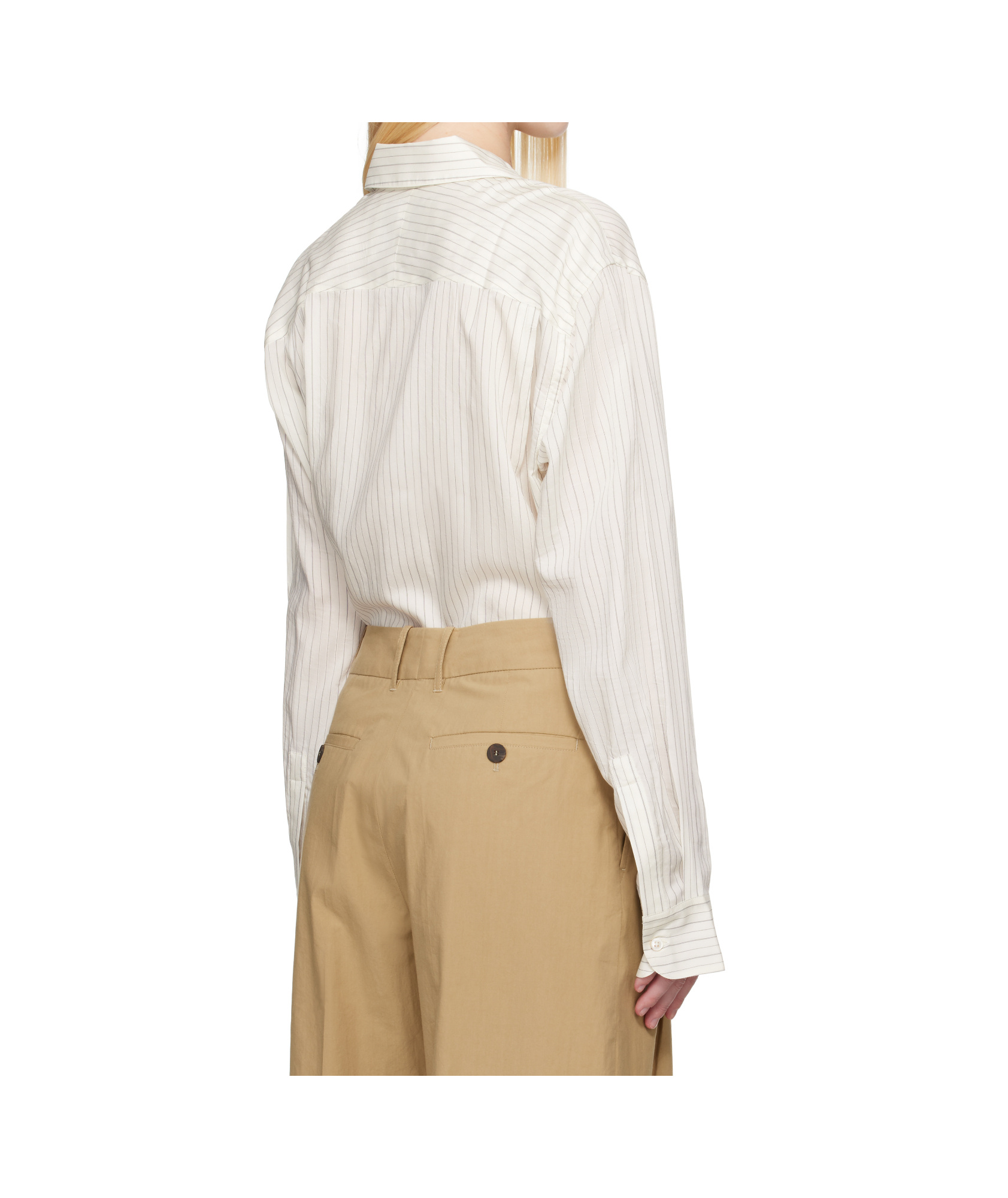 Studio Nicholson Striped Silk Shirt