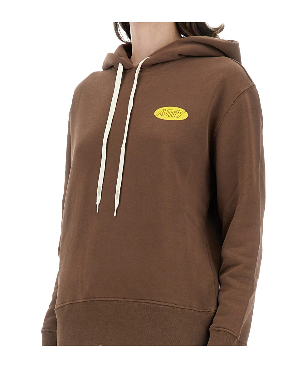 Autry Sweatshirt With Logo In Green