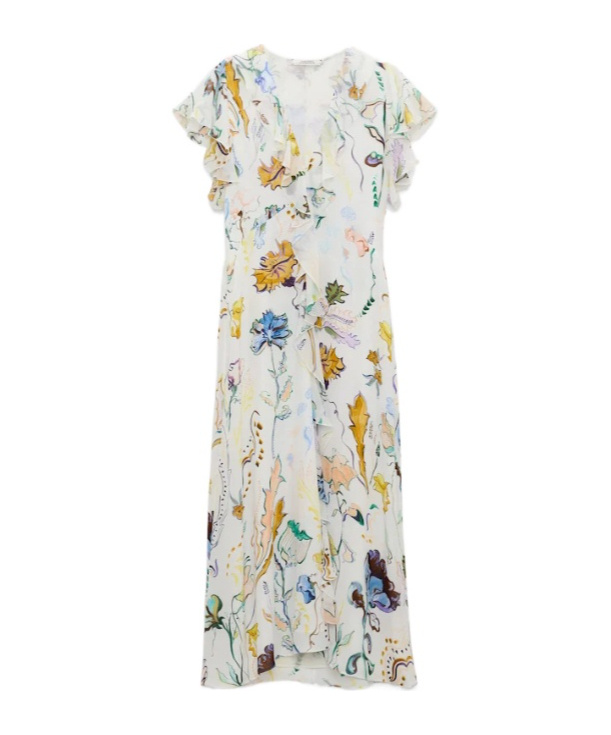 Shop Dorothee Schumacher Floral Dress In White