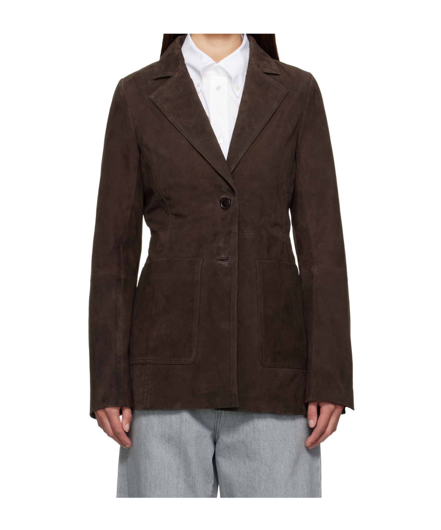 Rohe Button-down Blazer In Black