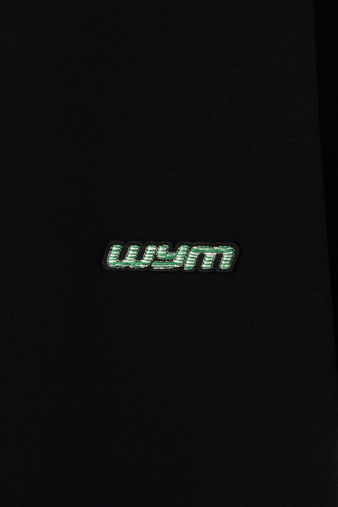 Wooyoungmi Black Light Graphic T-shirt In Black
