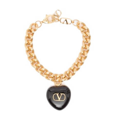 Valentino Garavani Coer Royal Bracelet Gold-coloured In In Metallic