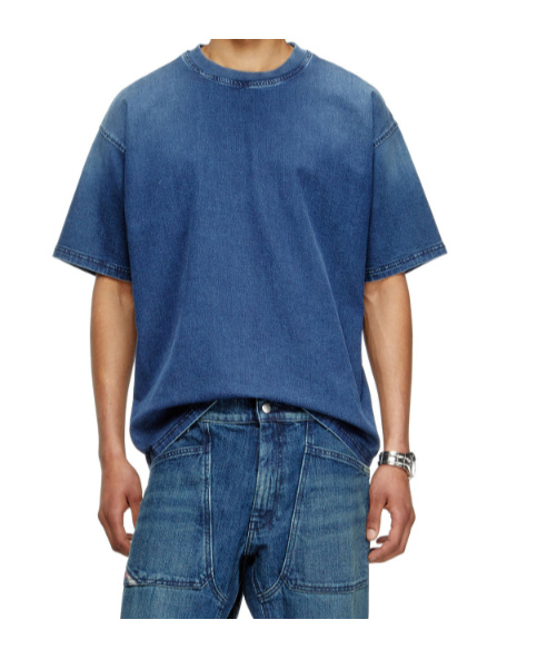 Diesel Short-sleeved T-shirt In Blue