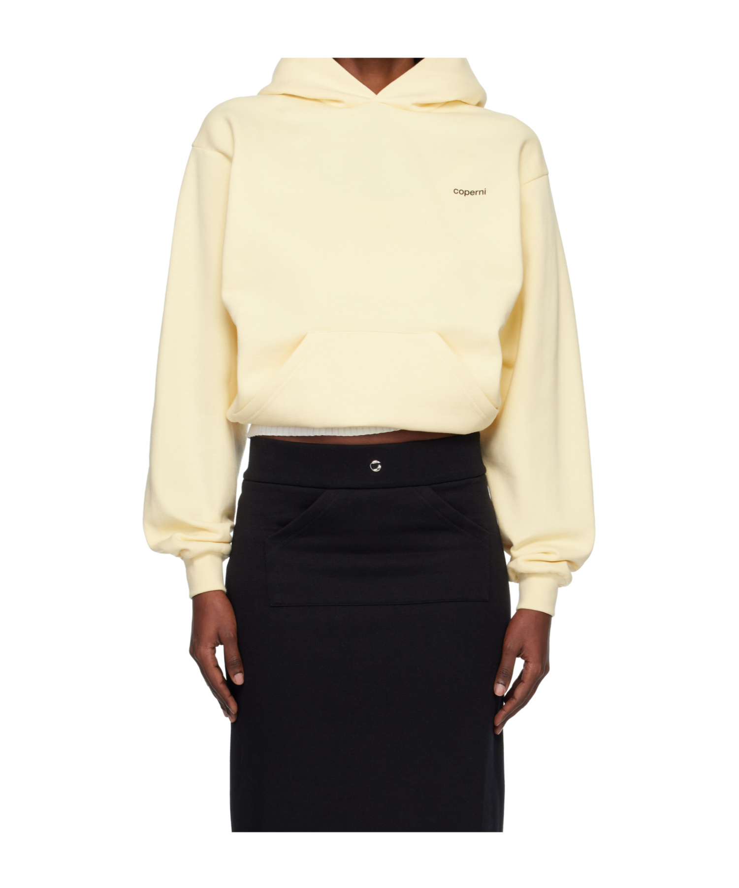 Coperni Horn Hoodie In Brown