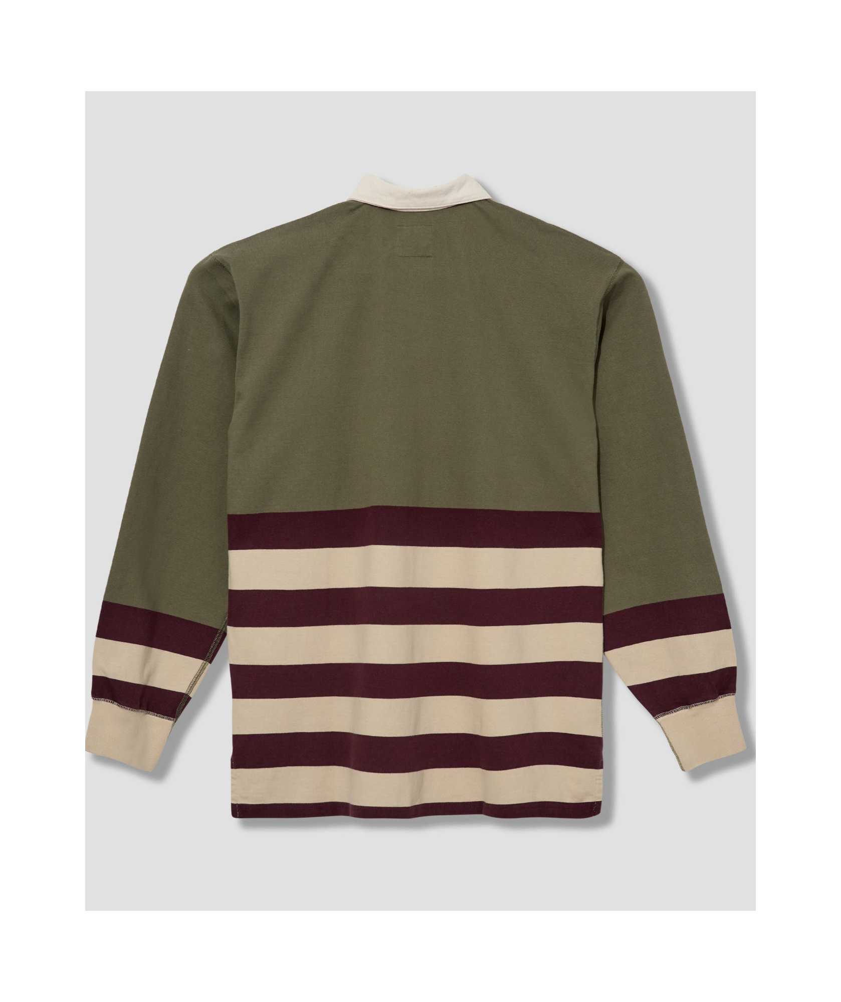 Drake's London Long-sleeved Polo Shirt In Green