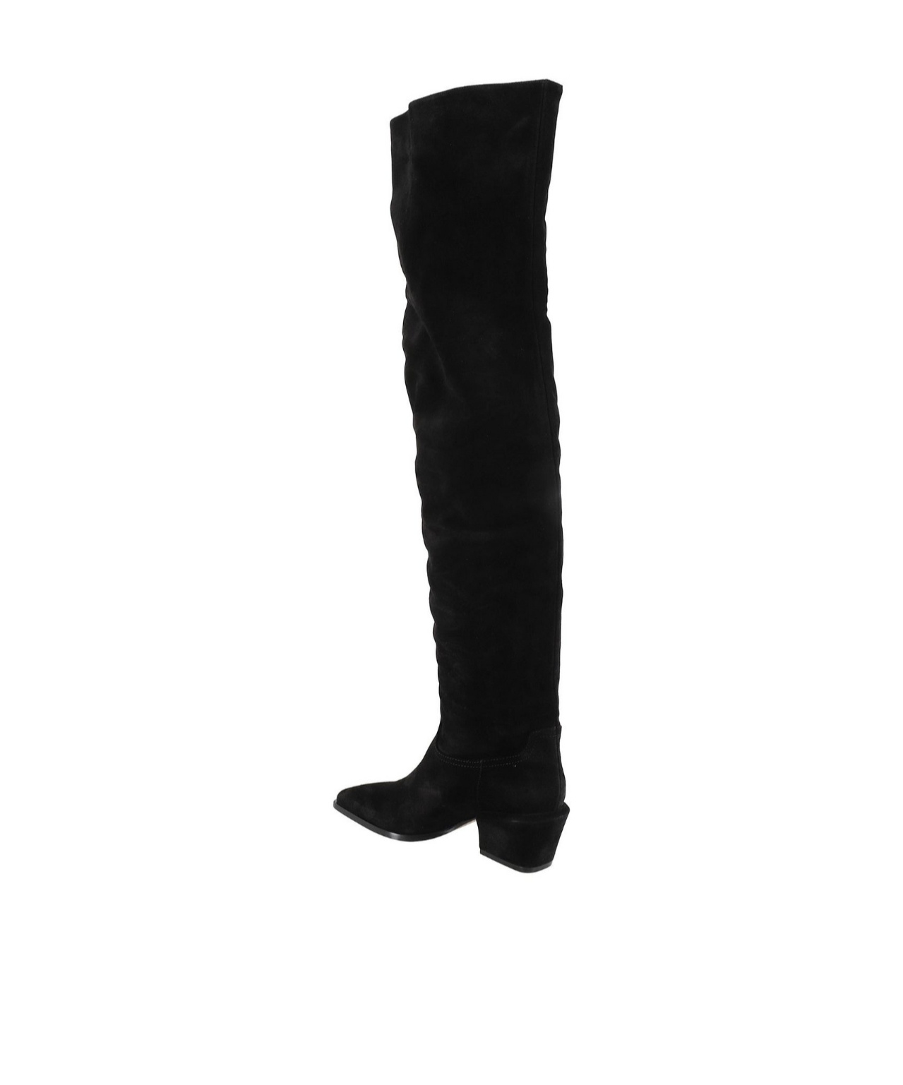 Paris Texas Bettina Over The Knee Boots In Black