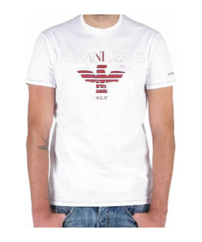 Armani Jeans Short-sleeved T-shirt In White
