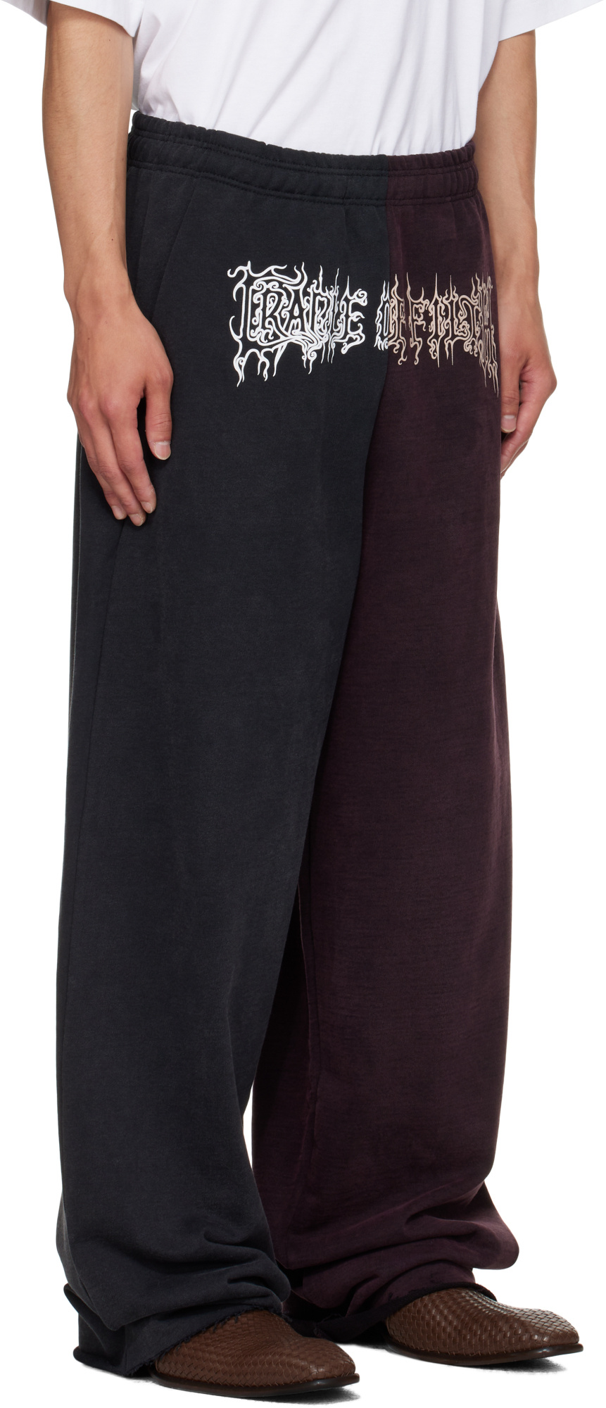 Vetements Elastic Waist Sweatpants In Black