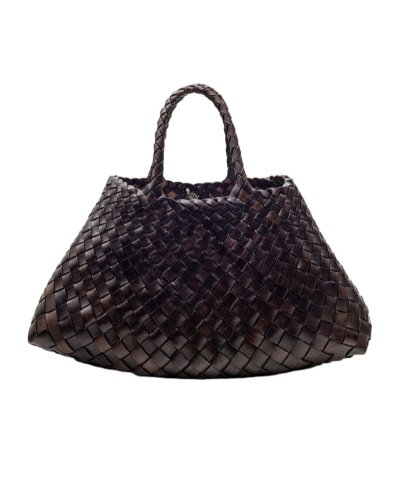 Dragon Diffusion Santa Croce Small Handbag In Black
