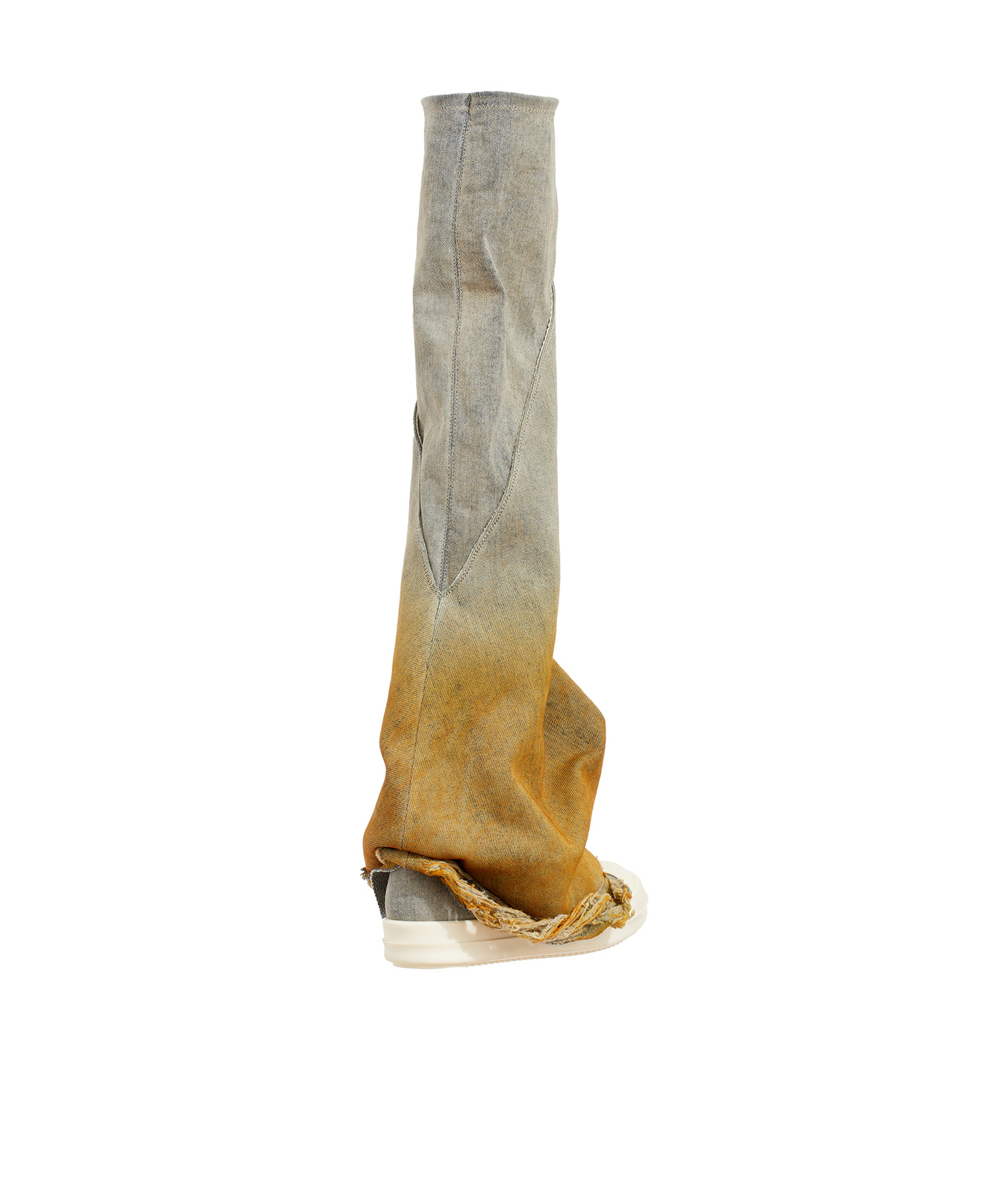 Rick Owens Drkshdw Cowboy Boots In Nude
