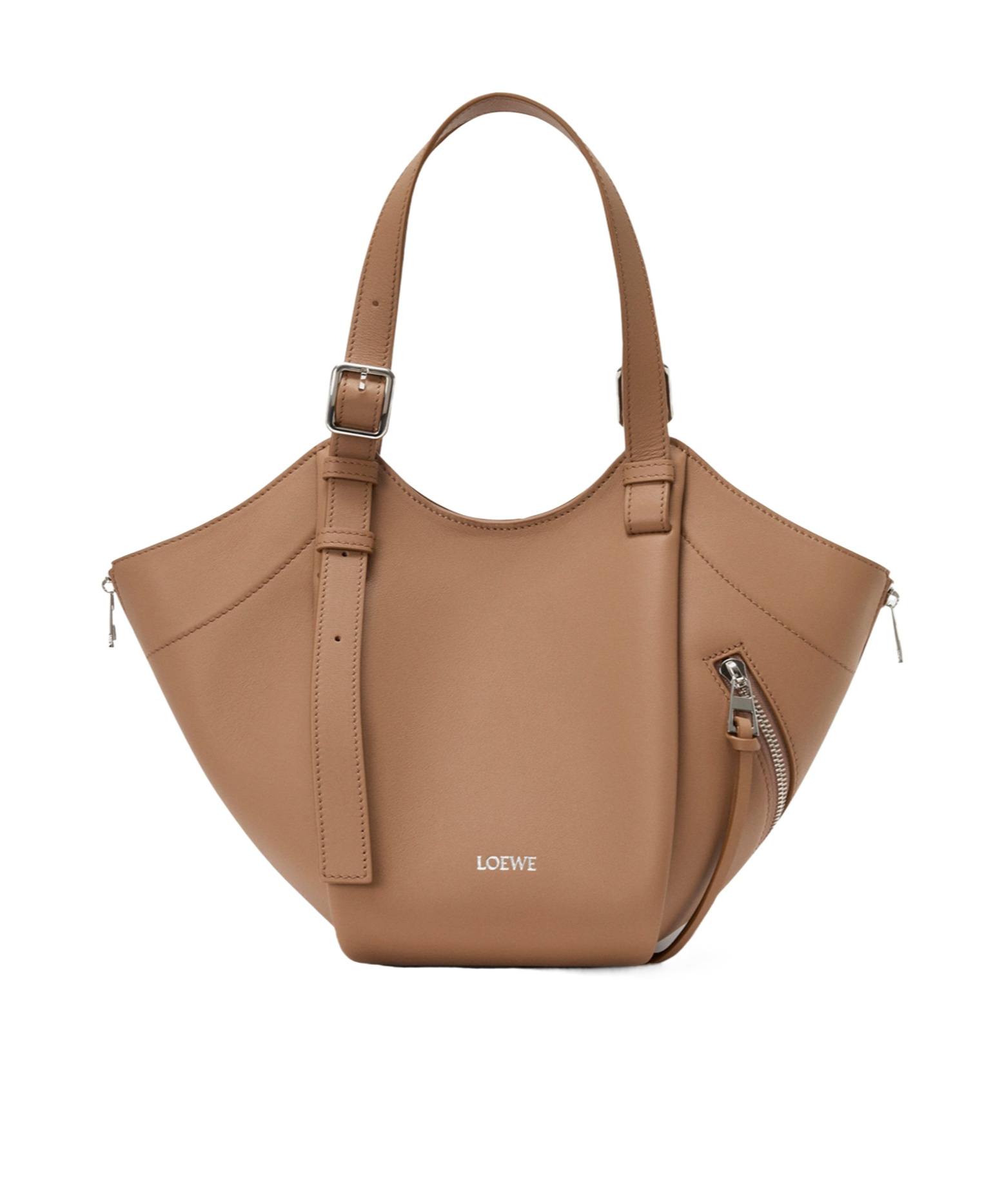 Loewe Hammock Flip Bag In Brown
