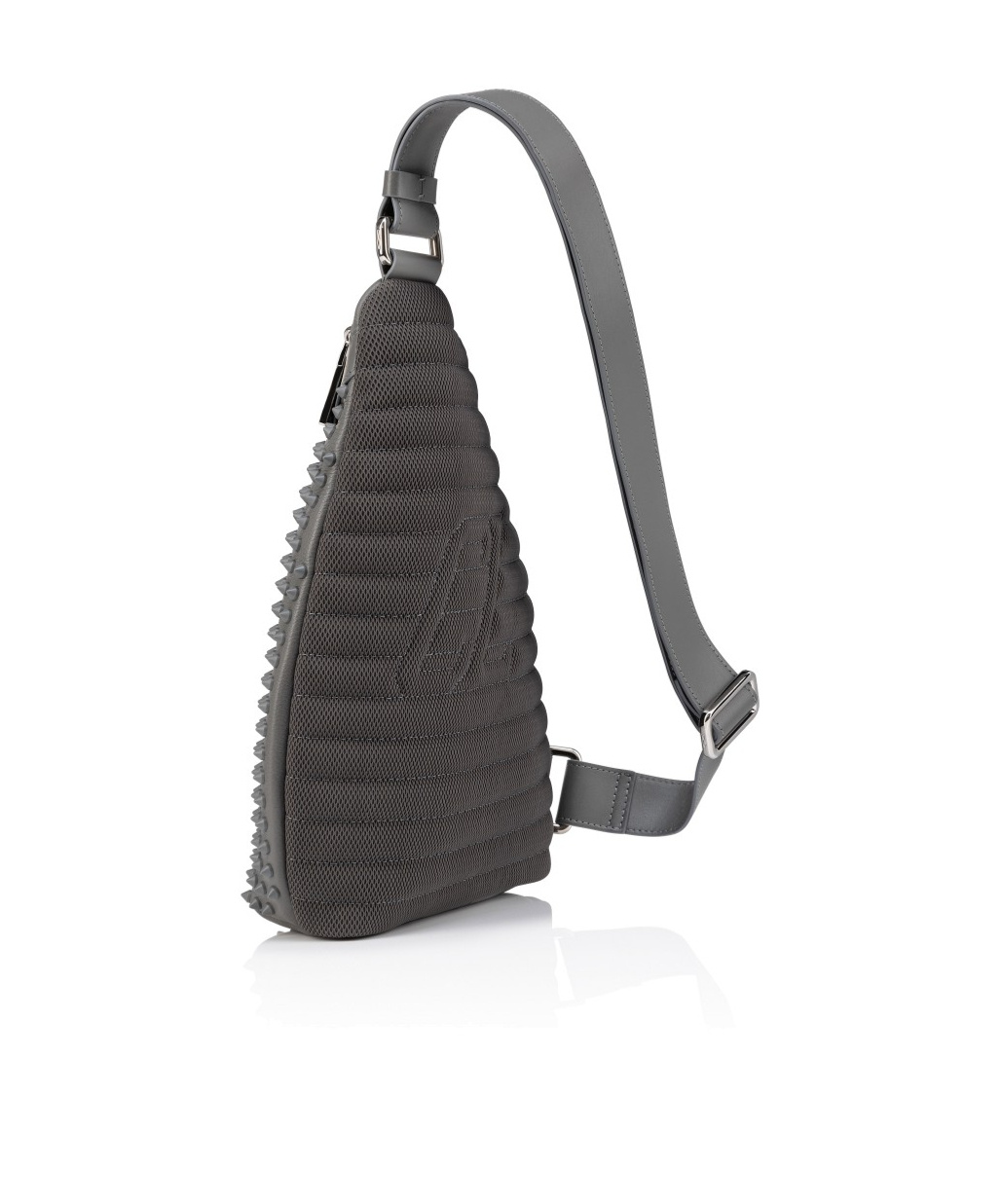 Christian Louboutin Funky Cross-body Chest Bag In Gray