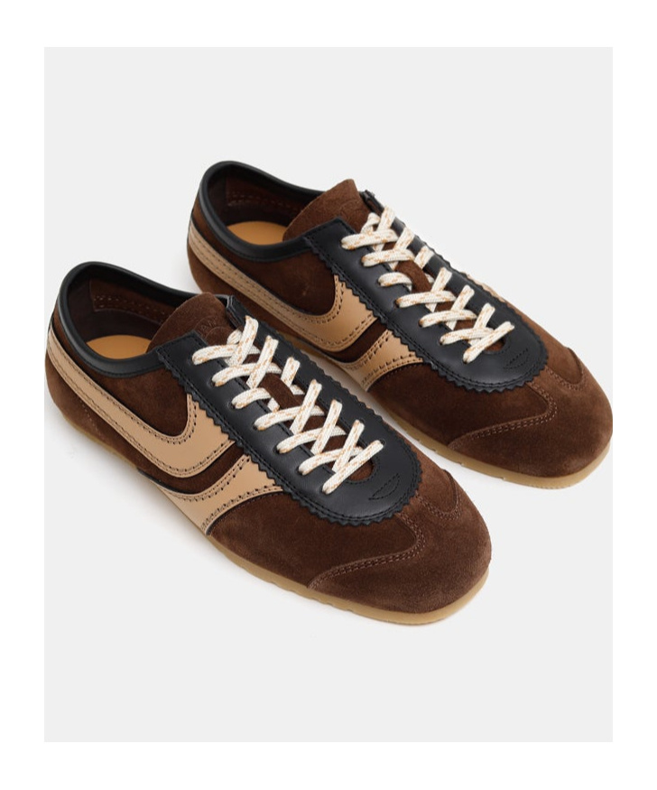 Shop Dries Van Noten Lace-up Sneakers In Brown