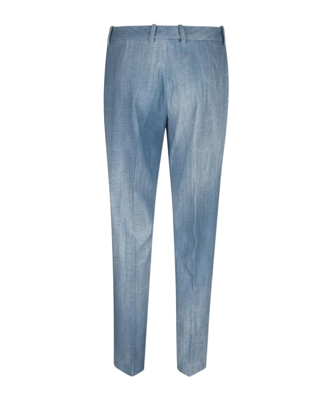 Ermanno Scervino Casual Pants With Belt Loops In Blue