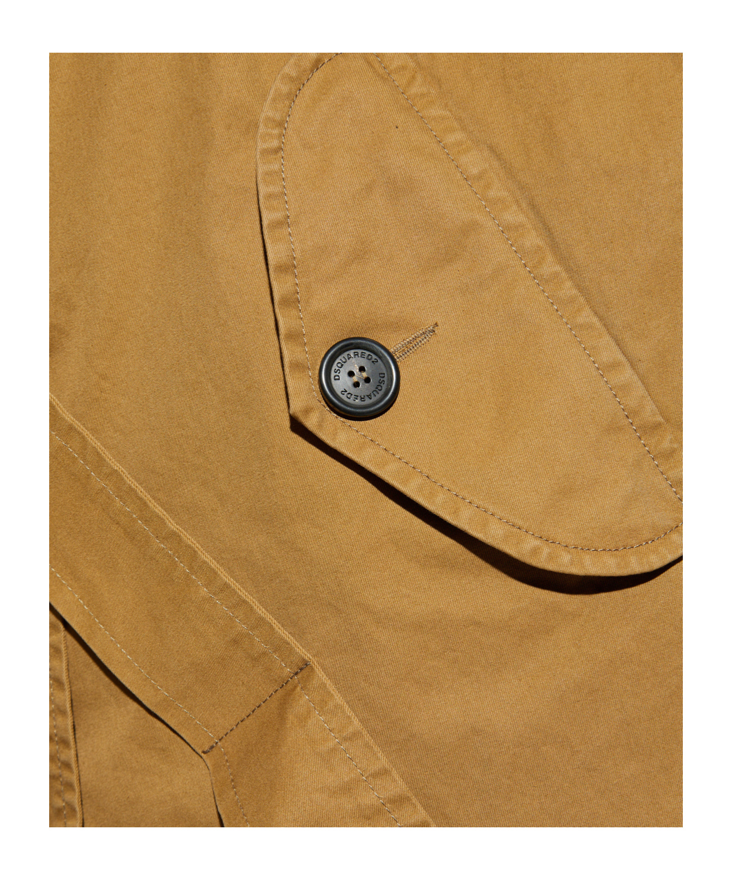 Dsquared2 X Magliano Single-breasted Mid-length Coat In Neutral