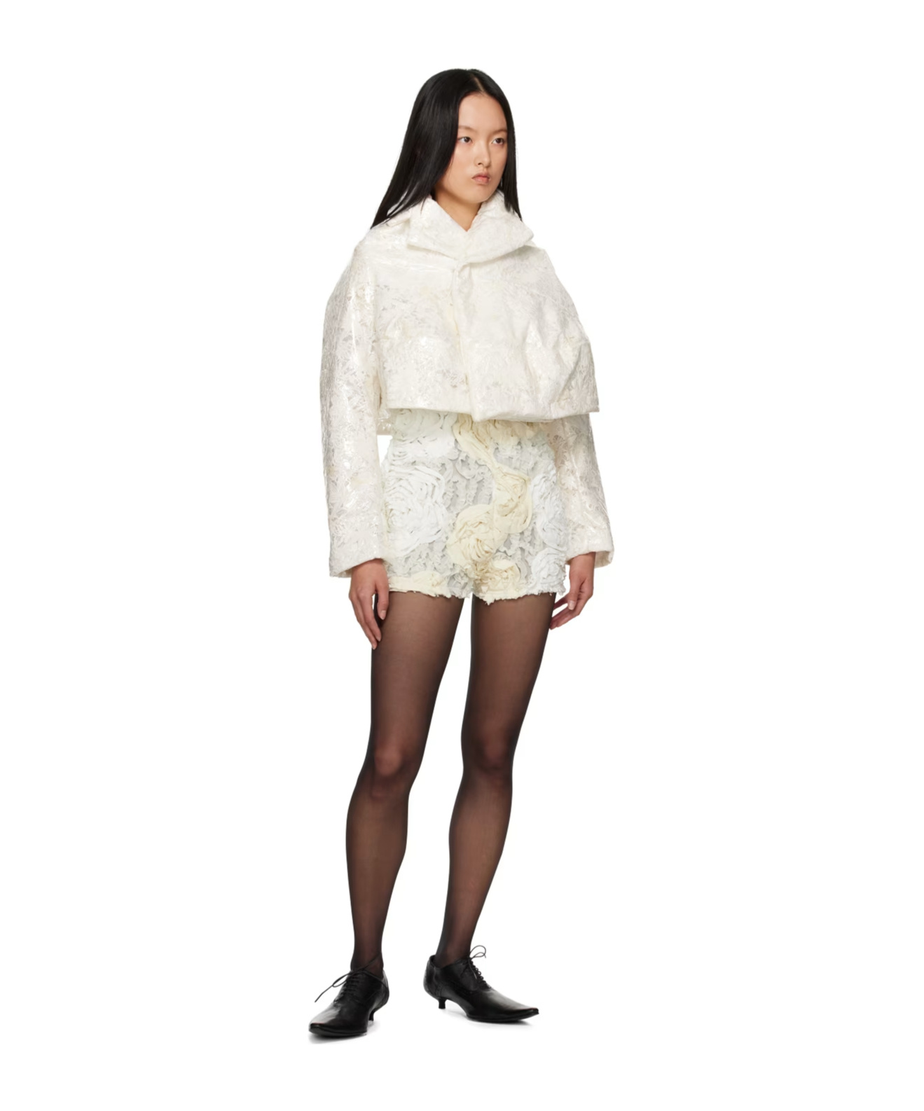 COMME DES GARÇONS LAPEL LACE CASUAL JACKET 