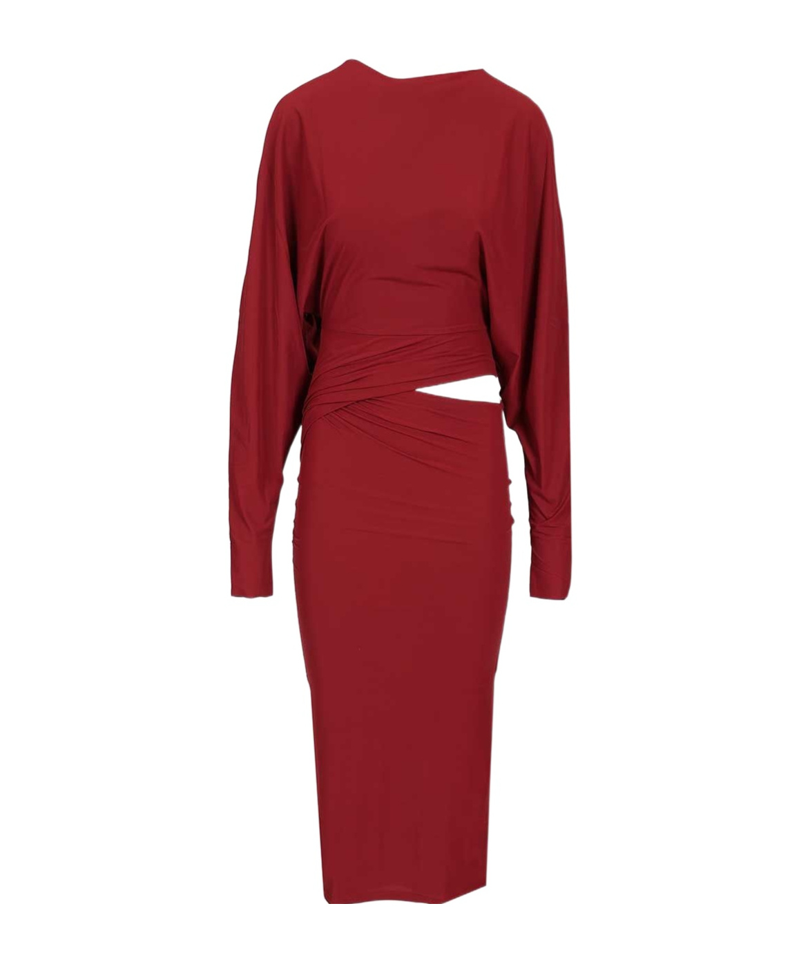Amazuìn Midi Dress Karen Dresses Bordeaux In Burgundy