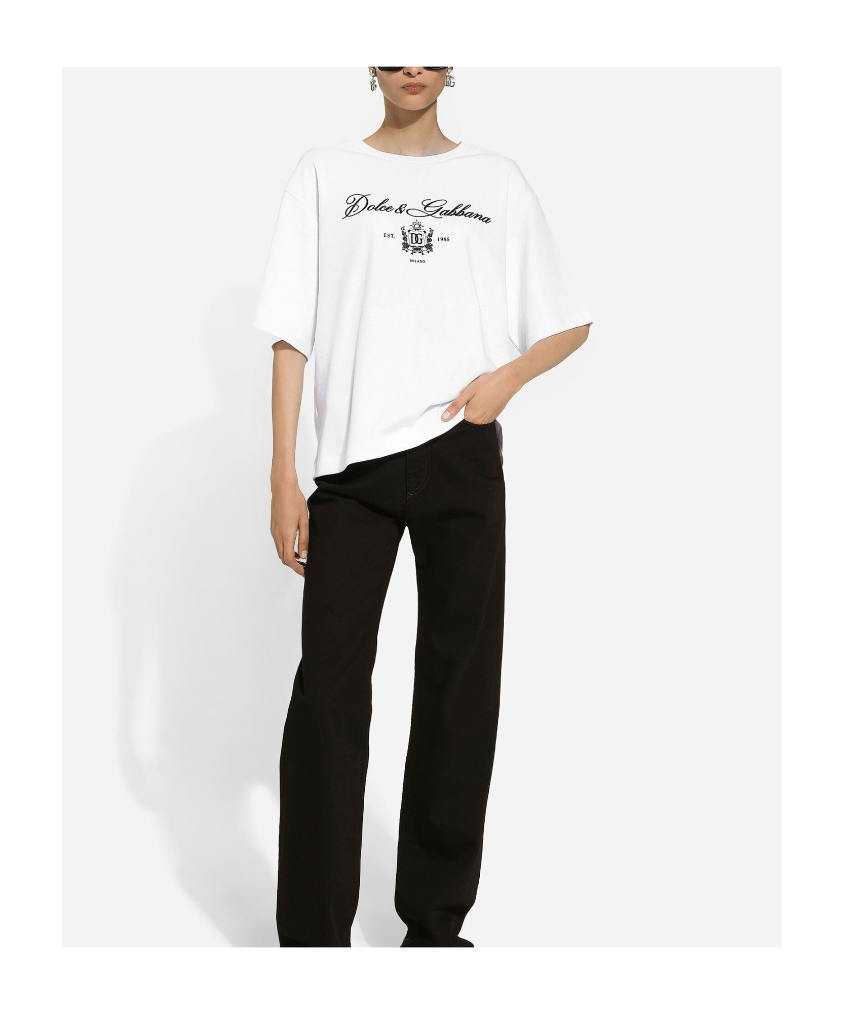 Dolce & Gabbana Short-sleeved T-shirt In White