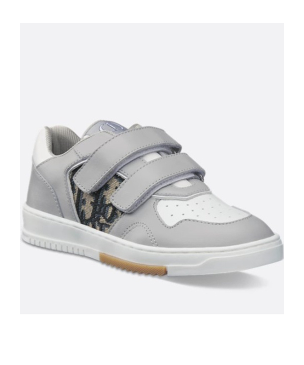 Dior Little Kids' B27 Low-top Sneaker In Gray/white