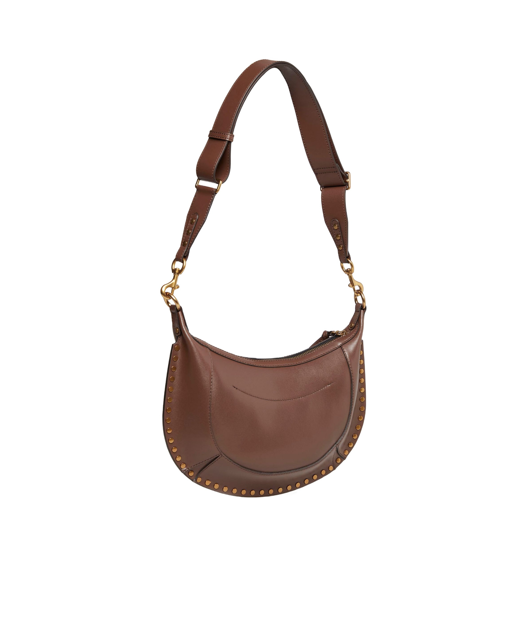 Isabel Marant Zippered Shoulder Bag In Brown