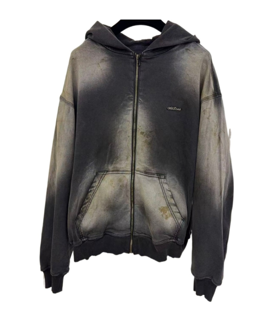 We11 Done Long-sleeved Casual Jacket In Gray